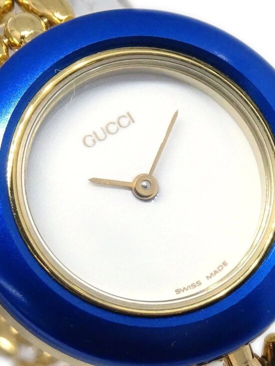 Gucci 11/12.2 Change Bezel Chameleon Quartz Watch SS 126686 main image 5